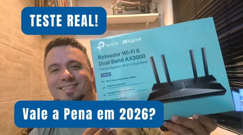 Melhor Roteador Custo Benefício 2026 | TP-Link EX520 Vale a Pena?